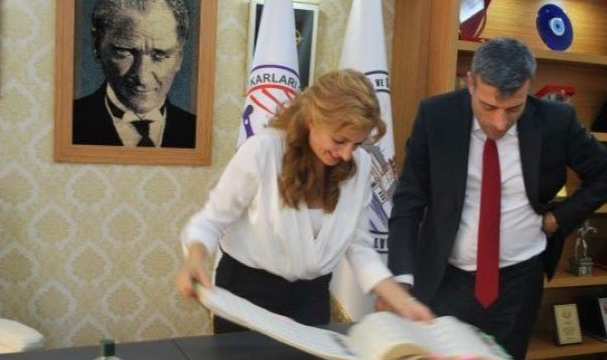 Yenilik Partisi Genel Başkanı Öztürk YIlmaz’dan Odamıza ziyaret